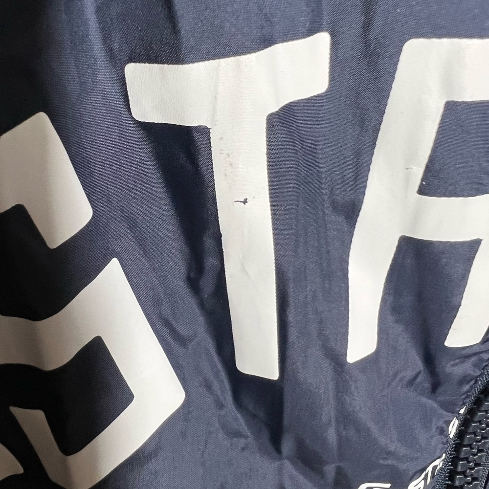 Mens G Star Raw navy blue logo chest windbreaker - Picture 2 of 5
